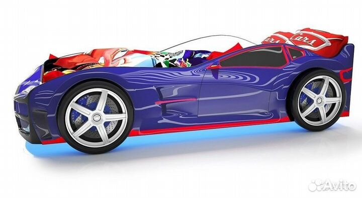 Детская кровать машина Turbo