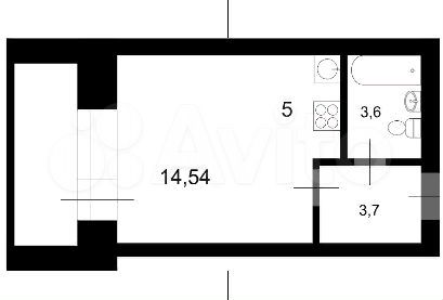 Квартира-студия, 29,7 м², 2/9 эт.