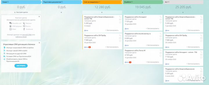 Покупка, настройка CRM-систем под Ваши задачи