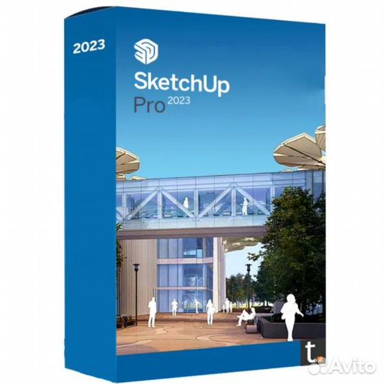 SketchUp Pro 2023 (с лицензией) + LayOut 2023 и St