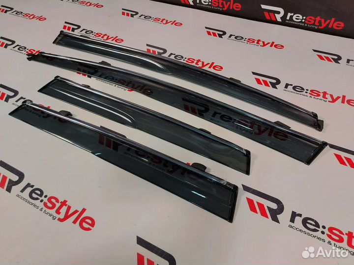 Ветровики Honda Fit 07-13г Kanglong