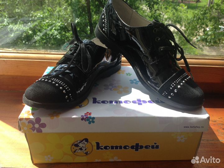 Полуботинки (туфли) для девочки, р-р 35