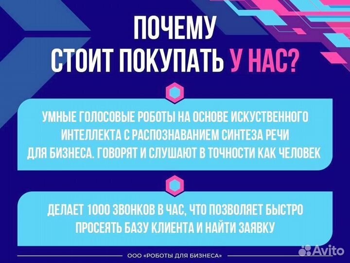 Франшиза сервис голосовых роботов