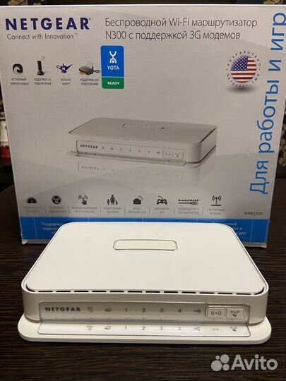 Wifi роутер netgear N300 wireless router WNR2200