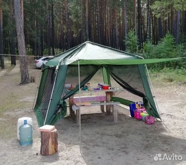 Шатер с навесом каркас усиленный