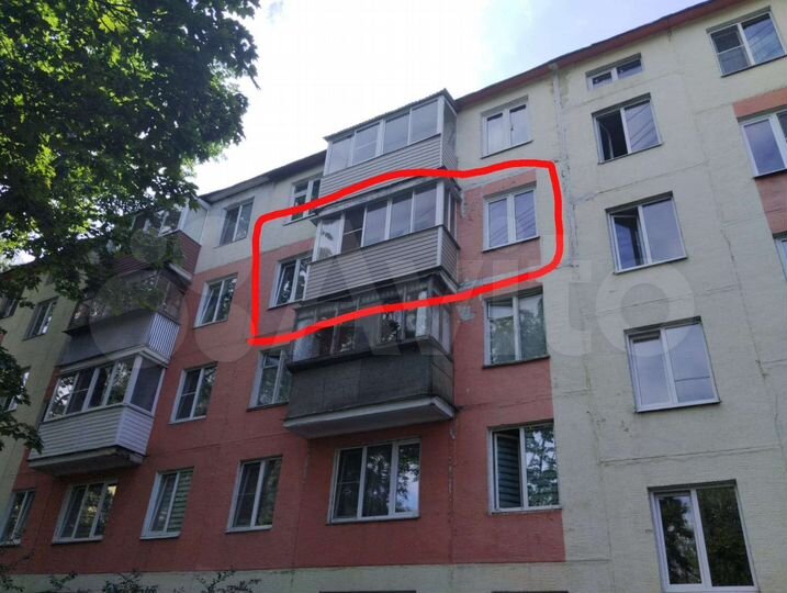 2-к. квартира, 45,9 м², 4/5 эт.