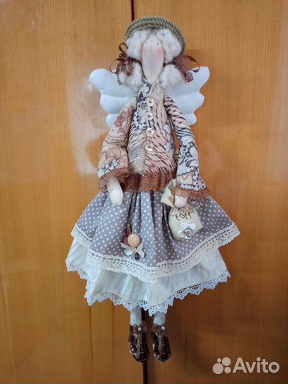 Интерьерная кукла ручной работы Тильда