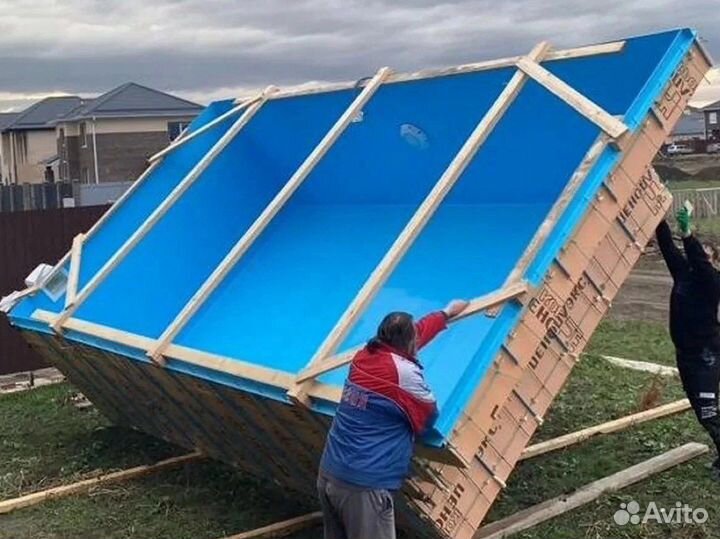 Пластиковый бассейн