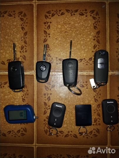 Ключи зажигания и автозапуска