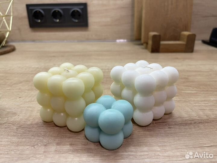 Соевые свечи ручной работы