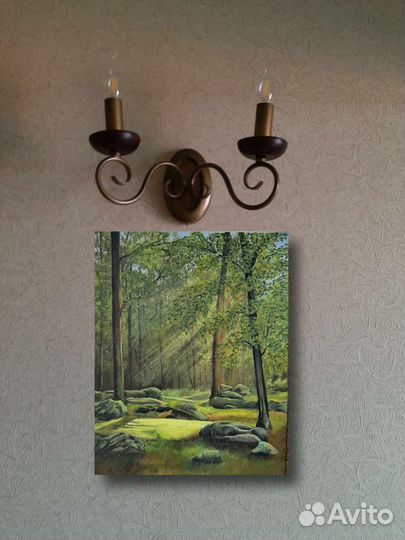 Картина маслом на холсте пейзаж