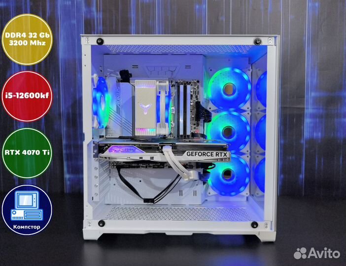 Мощный пк i5-RTX4070Ti-32DDR4-ZXD9403258167-B760