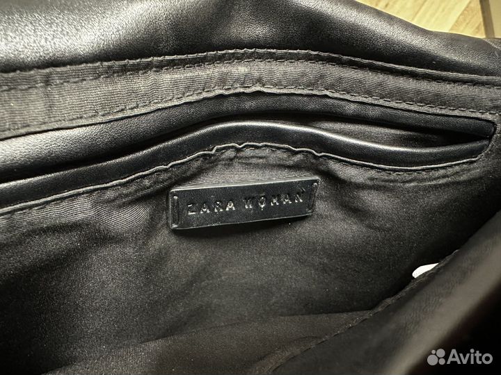 Сумка женская через плечо натуральная кожа Zara