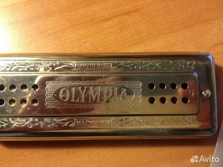 Губная гармошка olympia (гдр) двухсторонняя