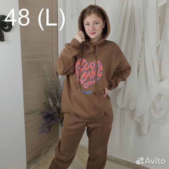 Худи с флисом 7986
