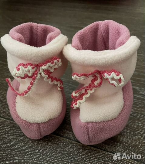 Пинетки для девочки новые