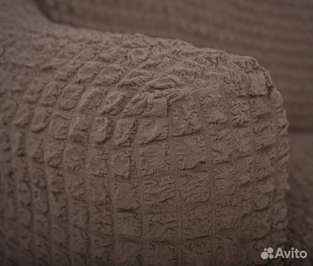 Набор чехлов на диван и два кресла, Коричневый