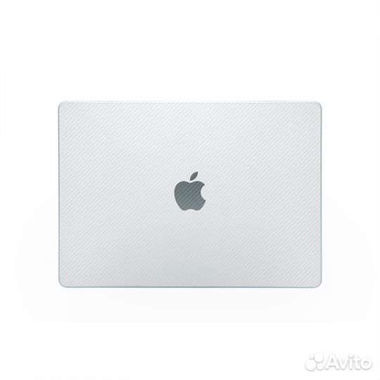 Чехол для MacBook 12 белый карбон