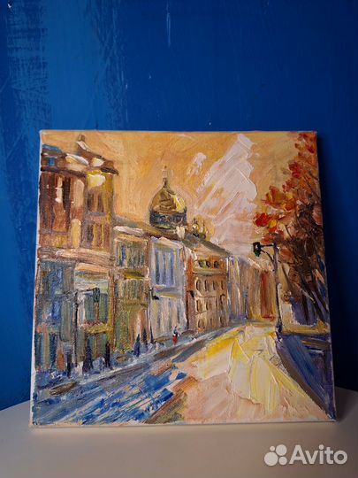 Две Картины маслом Санкт Петербурга