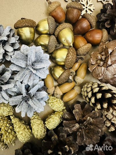 Набор природных материалов для поделок в садик