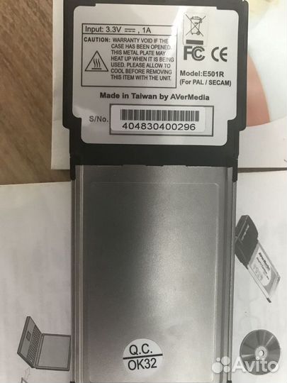 Тв тюнер AVerMedia AverTV Cardbus Lite