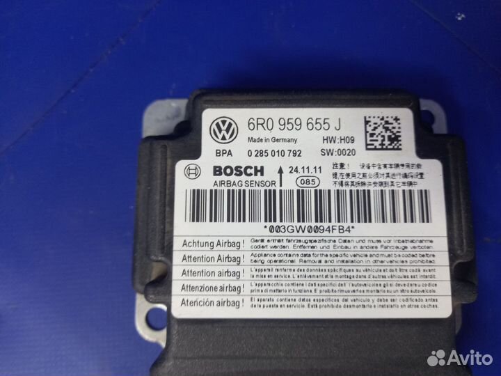 Блок airbag Volkswagen polo