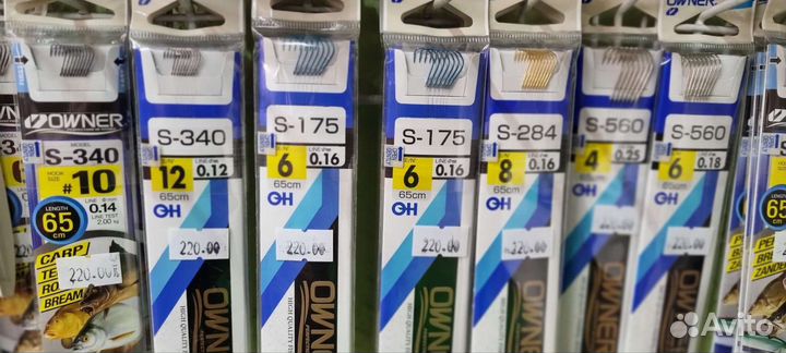 Крючки рыболовные Owner, Япония