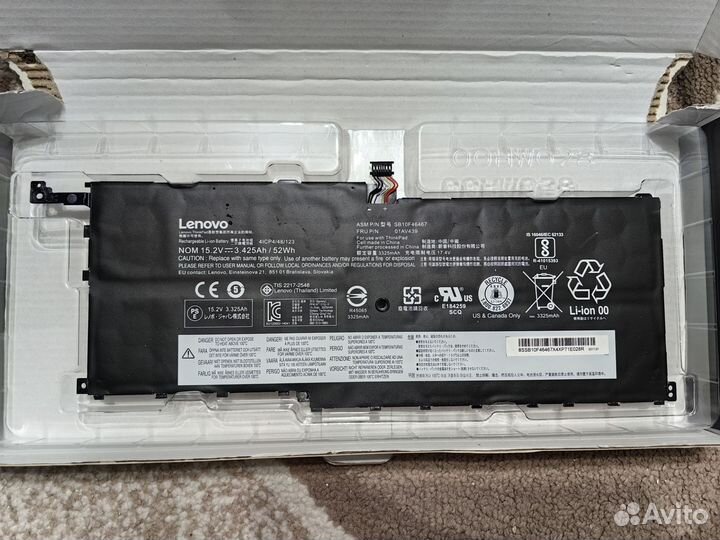 Аккумулятор Lenovo Thinkpad Carbon X1 gen.4