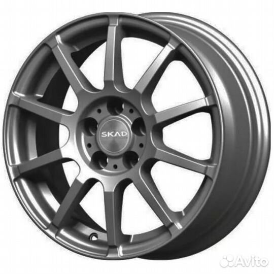 Диски Скад Акита 6x15 5*100 ET38 DIA57.1 Грей Литой