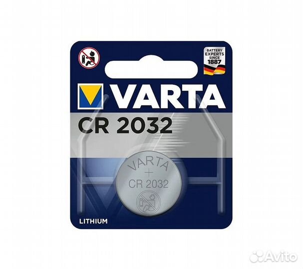 Батарейка литиевая varta CR2032 Professional Elect
