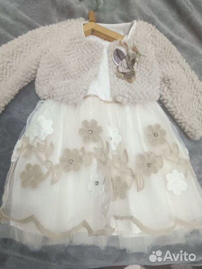 Платье для девочки 92
