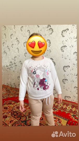 Толстовка на девочку 116