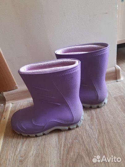Сапоги резиновые для девочки разм 30-31