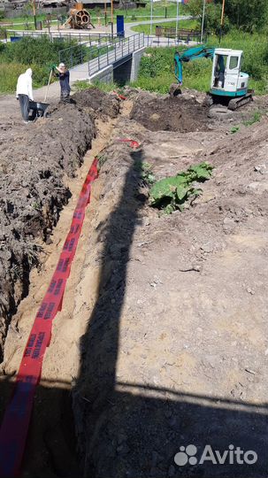 Услуги миниэксковатора