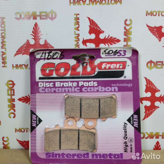 Колодки GoldFren 305 FA606 FDB2266 MCB834 07GR18