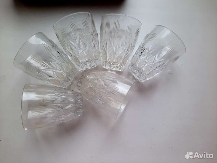 Набор рюмок стопок Дятьковский хрусталь 6 штук