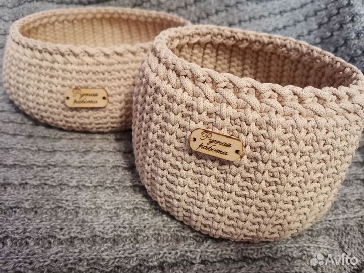 Набор корзинок ручной работы