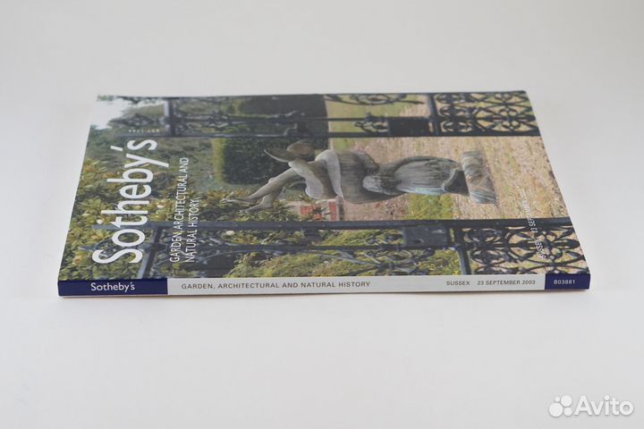 Аукционный каталог Sotheby's 2003 Garden