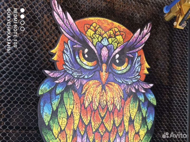 Деревянные пазлы. Сова большая. Опт