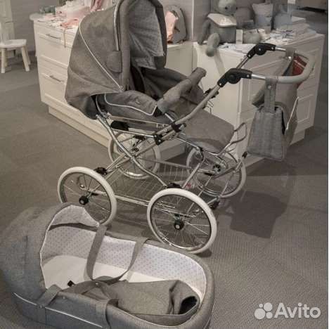 Коляска Hesba «Condor Coupe» 2 В 1 (Серый Лён)