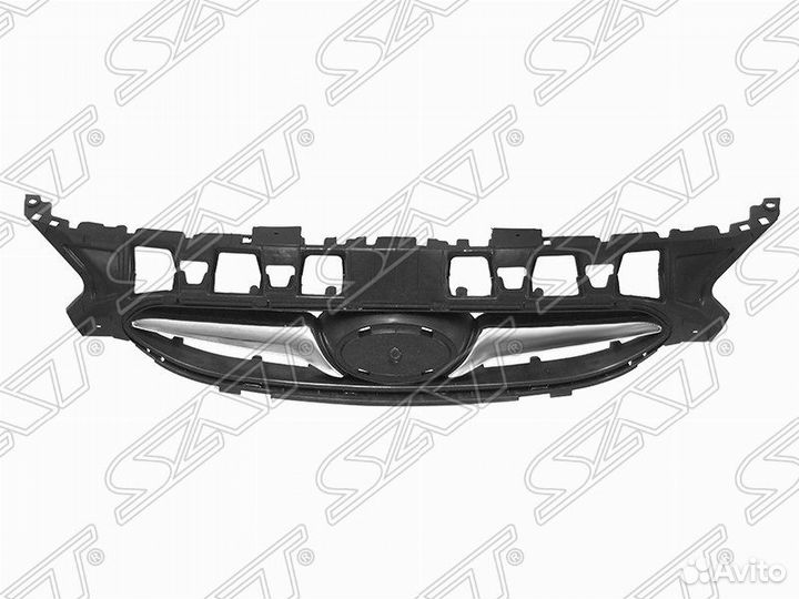 Решетка верхняя радиатора хундай соларис 10-14 нов