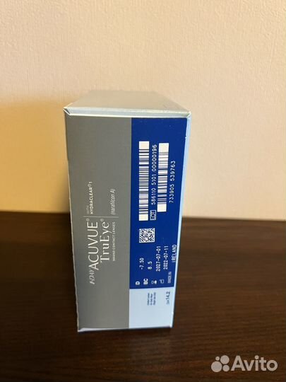 Линзы контактные acuvue true eye однодневные 180 ш