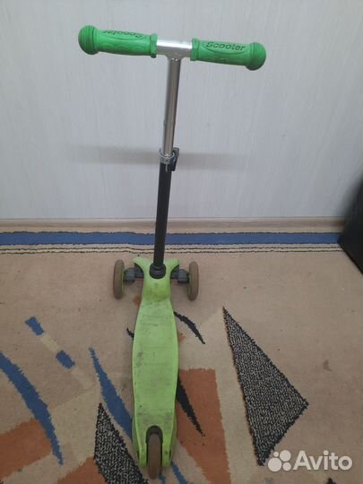 Самокат детский трехколесный бу