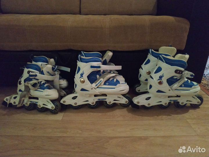 Роликовые коньки детские 31-34 размер раздвижные