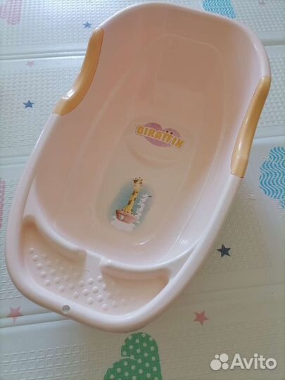 Ванночка, сиденье и горка для купания