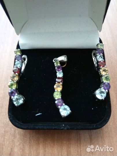 Серьги,серебро,кольцо