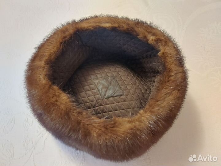 Шапка норковая мужская настоящая
