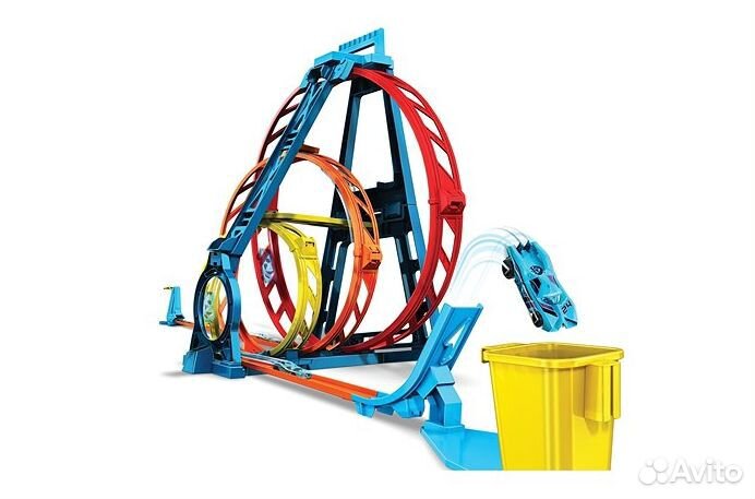Hot Wheels Конструктор трасс Тройная петля GLC96