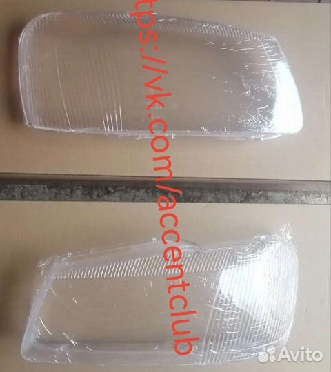 Стекла фар Hyundai accent