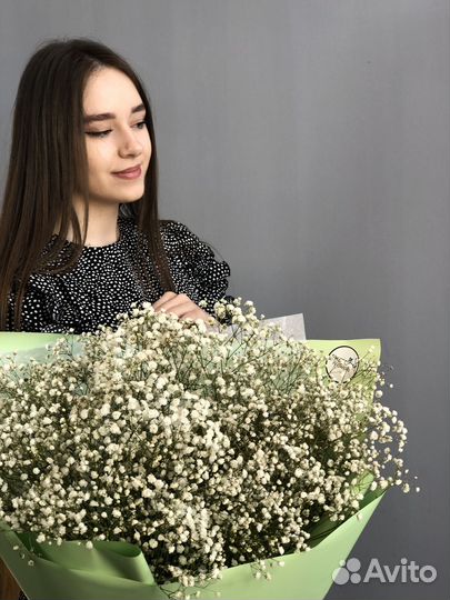 Гипсофила букет цветы оптом